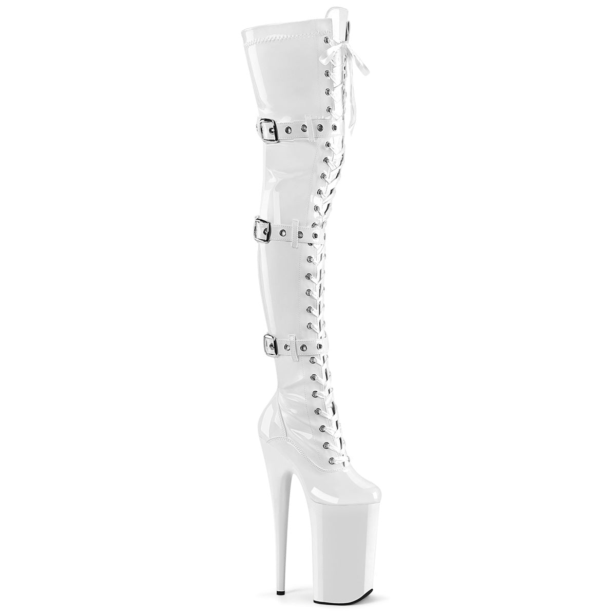Pleaser Beyond-3028 in White â Pleaser Shoes