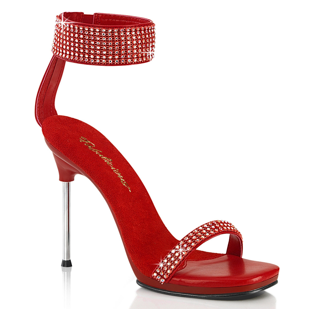 Fabulicious Chic-40 in Red â Pleaser Shoes