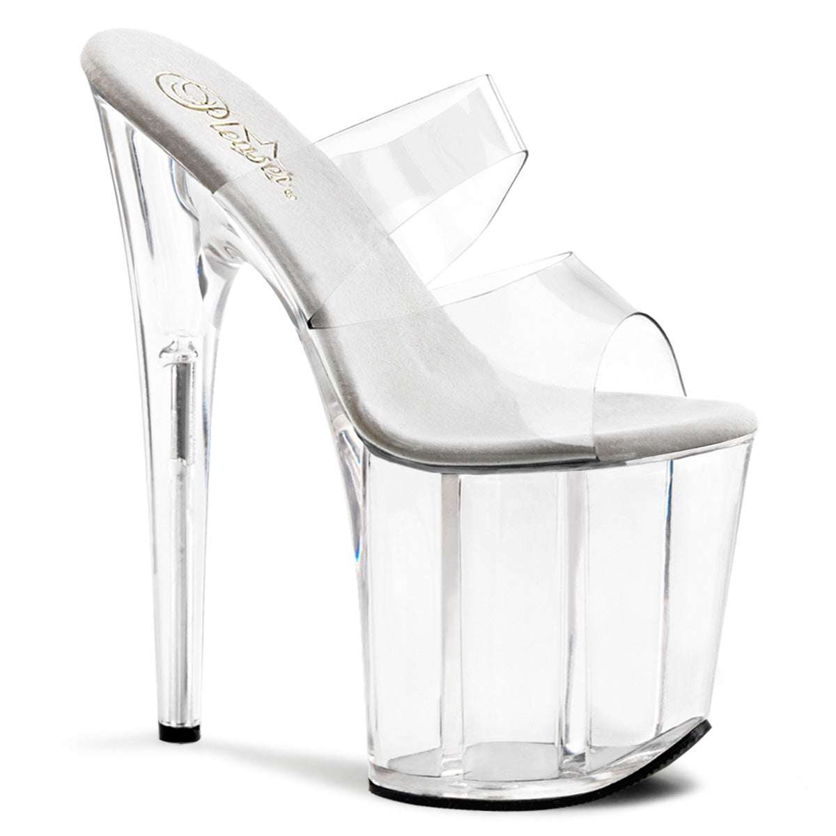 Pleaser Flamingo-802 in Clear â Pleaser Shoes