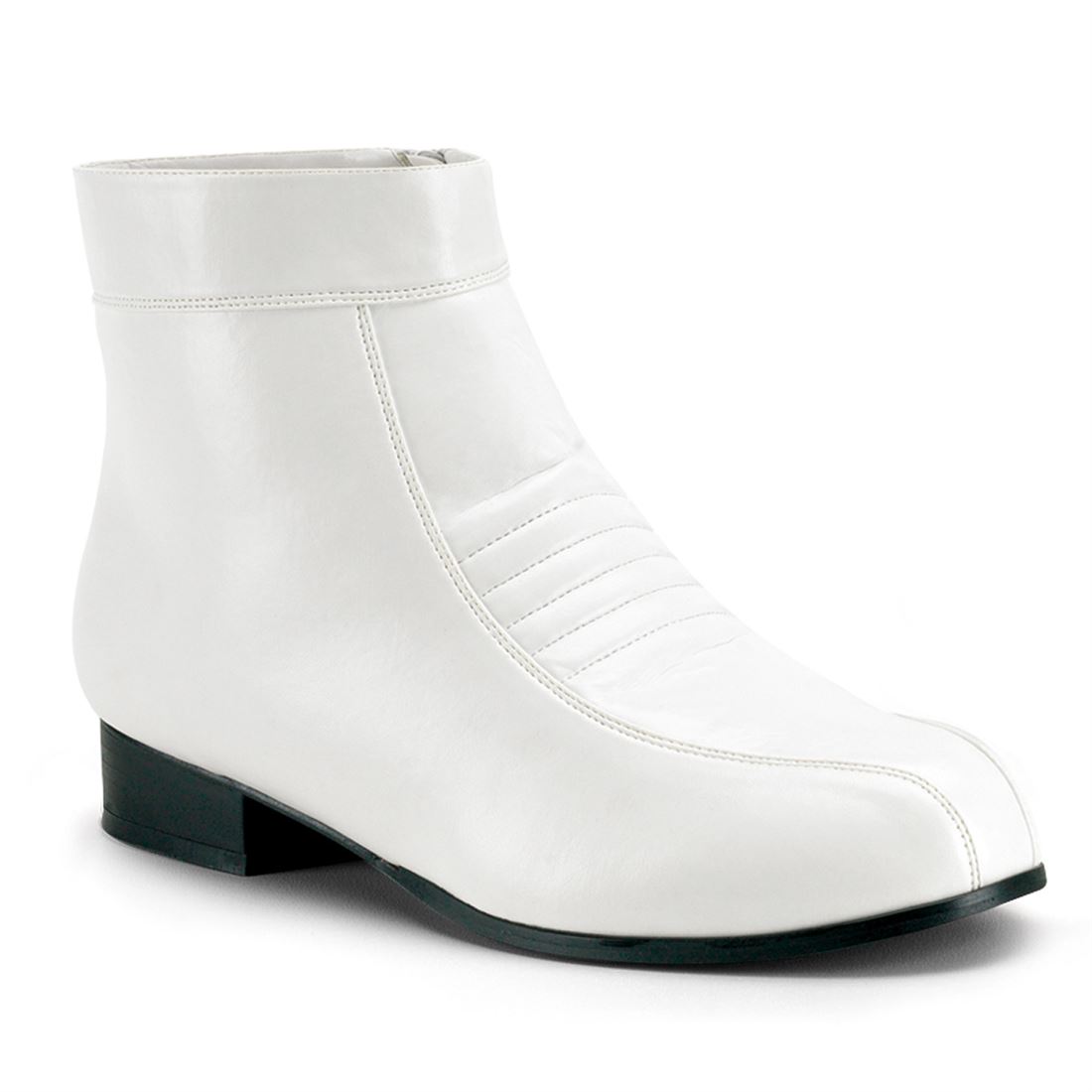 mens white leather dress boots Men's Our shoes are made to last and to just get better looking and more comfortable over the time mens-real-cow-leather-side-zipper-ankle-dress-shoes-boots-what-is-fashion