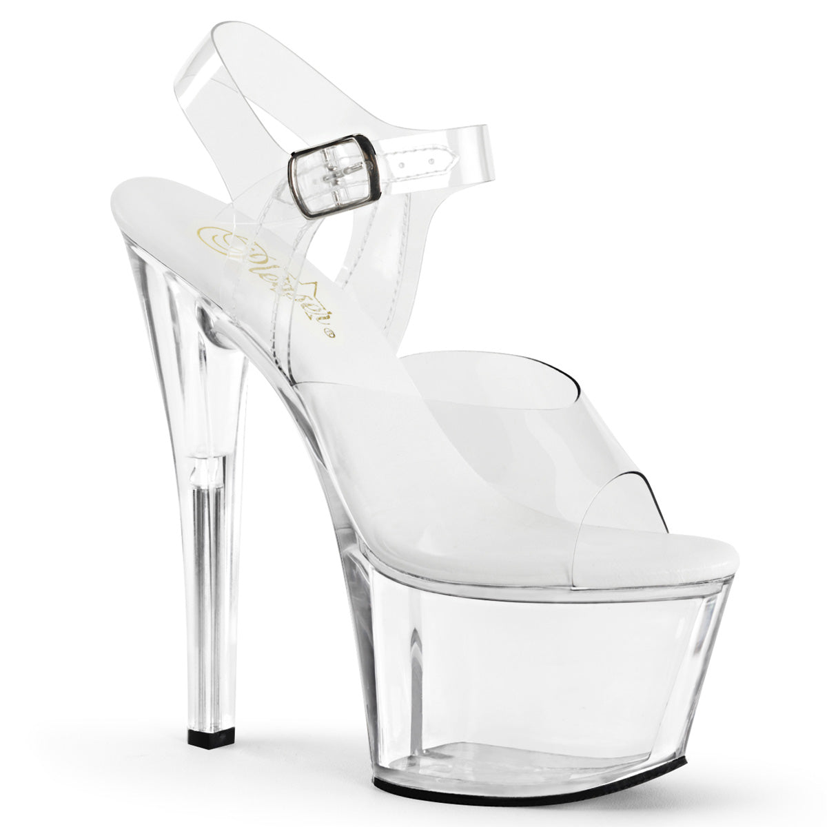 Pleaser Sky-308VL in Clear â Pleaser Shoes