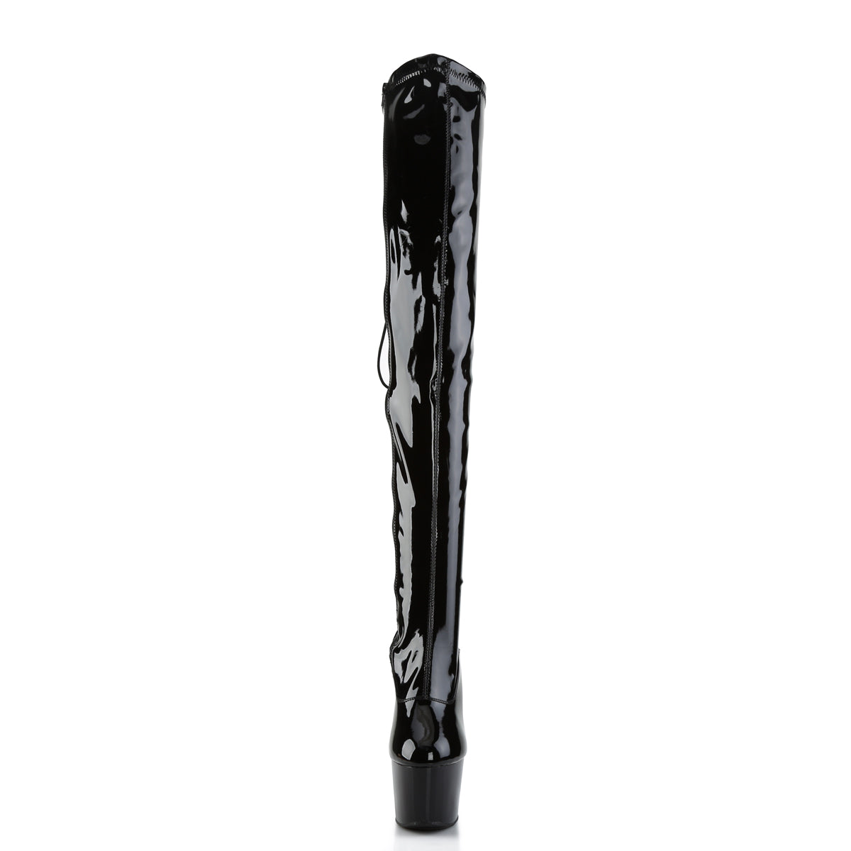 Pleaser Dom431/B Scarpe Con Tacco Donna, Nero, Taglia 39 EU, Tacco Stiletto 15,2 Cm, Cavigliera Con Fibbia