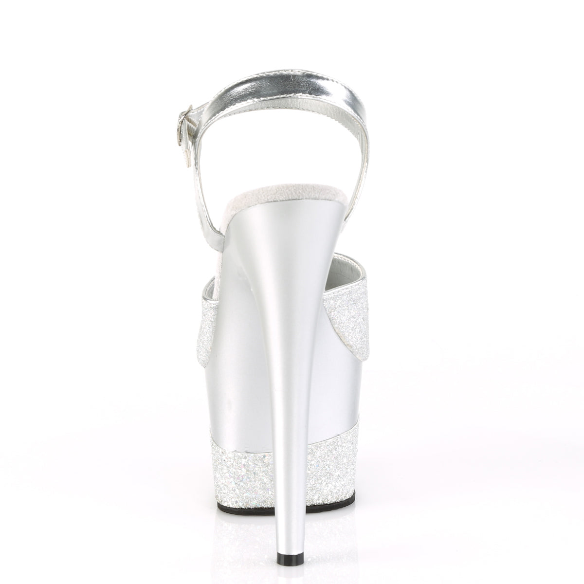 Pleaser Adore-709-2G in Silver – Pleaser Shoes