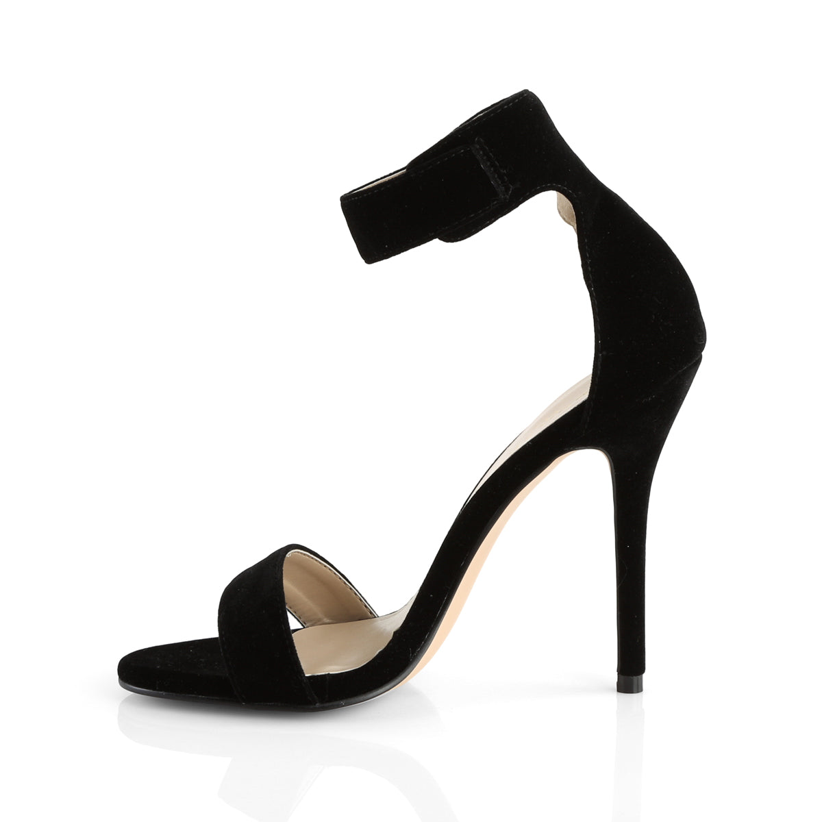 Pleaser Amuse-10 in Black Velvet – Pleaser Shoes