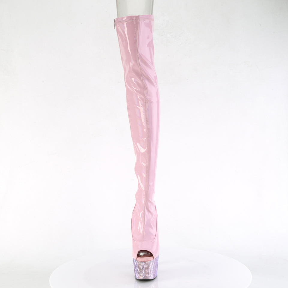 Pleaser Bejeweled-3011-7 in Baby Pink – Pleaser Shoes