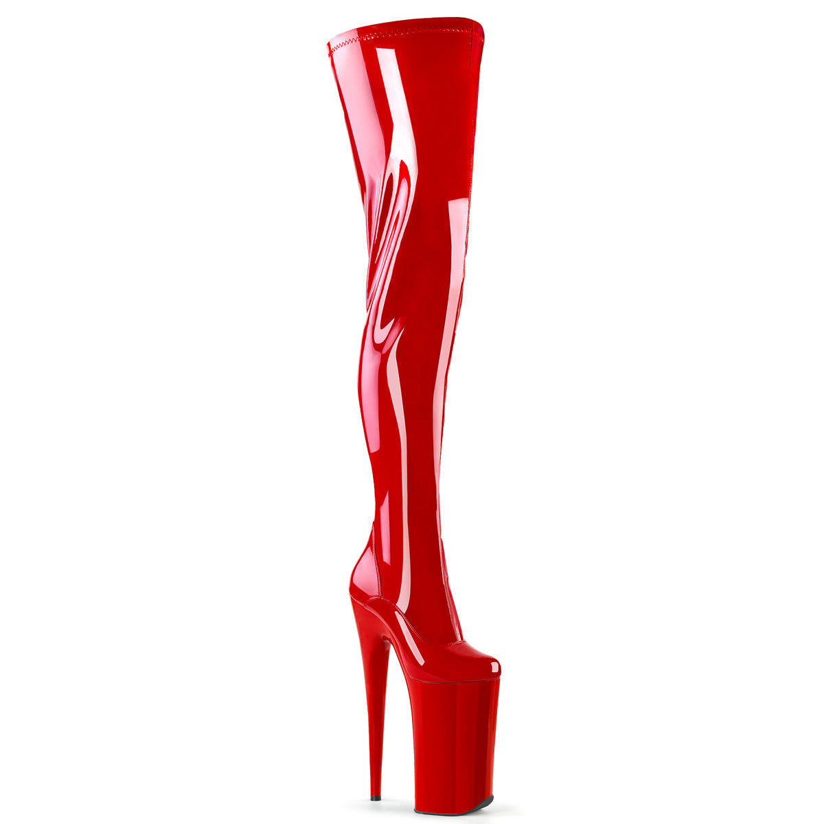 Pleaser Beyond-4000 in Red – Pleaser Shoes