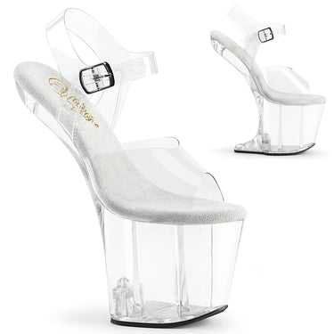 Pleaser Shoes – Clear in Pleaser Craze-808