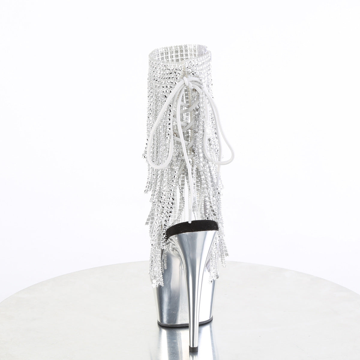 Pleaser Delight-1017RSF in Clear/Silver – Pleaser Shoes