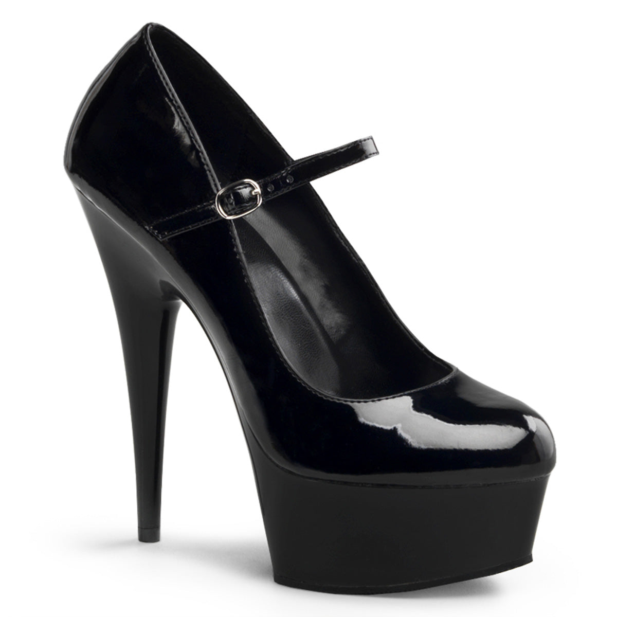 Pleaser Delight-687 in Black – Pleaser Shoes