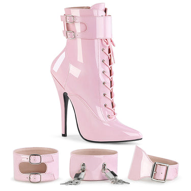 Devious Domina-1023 in Baby Pink – Pleaser Shoes