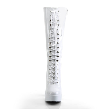 Pleaser Electra-2020 Stivali Donna - Alti Al Ginocchio, Tacco 12.5 Cm, Chiusura Lampo