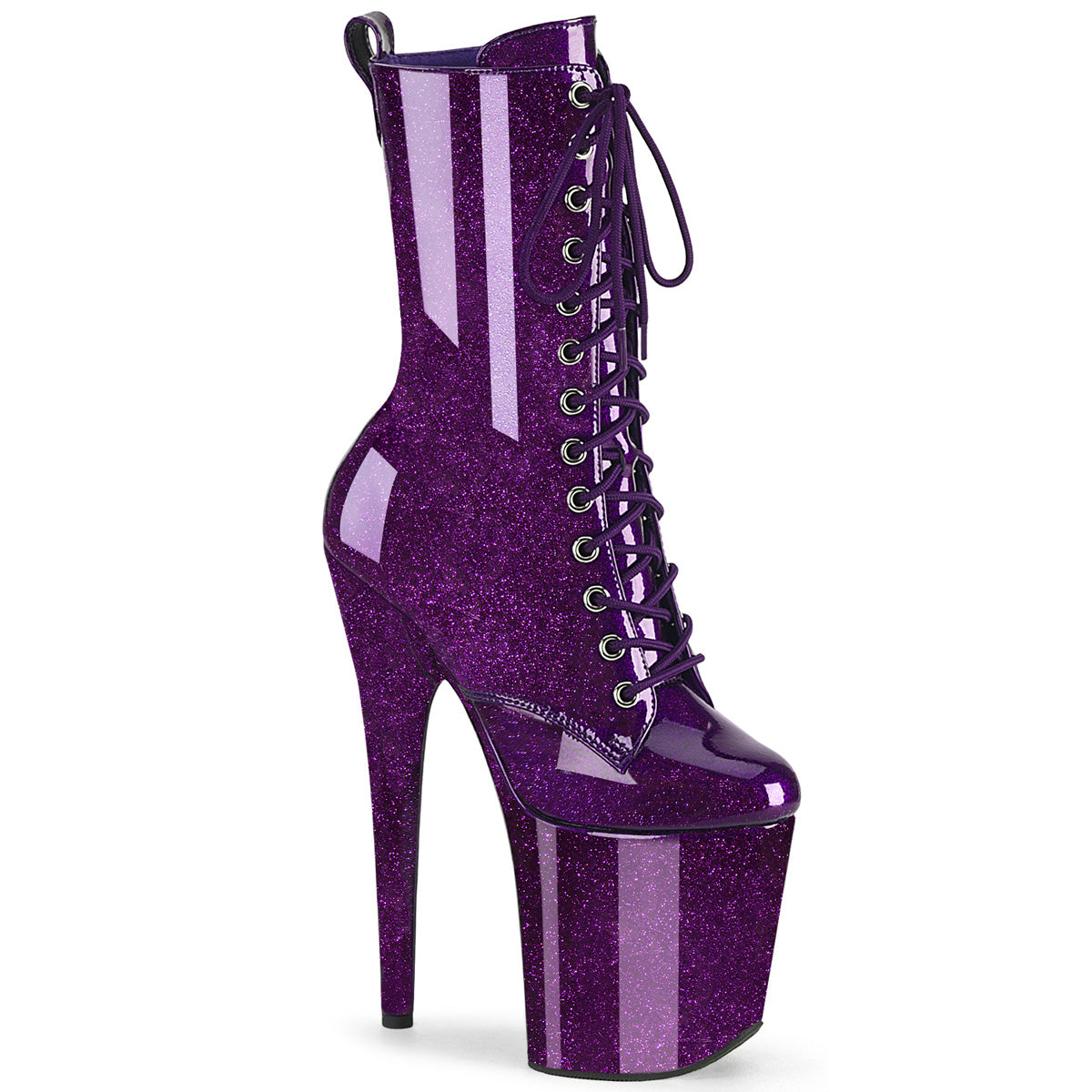 Pleaser Flamingo-1040GP in Purple – Pleaser Shoes