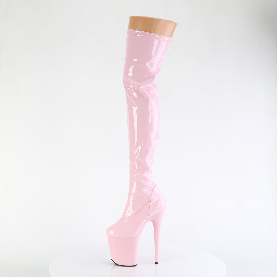 Pleaser Flamingo-3000 in Baby Pink – Pleaser Shoes