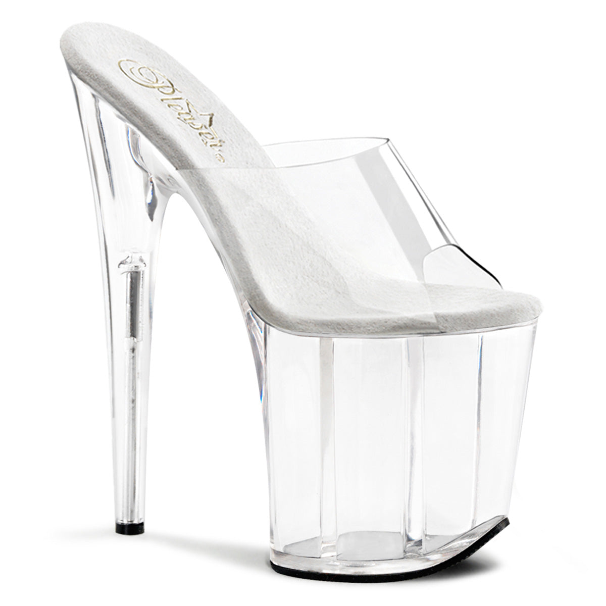 Pleaser Flamingo-801 in Clear – Pleaser Shoes