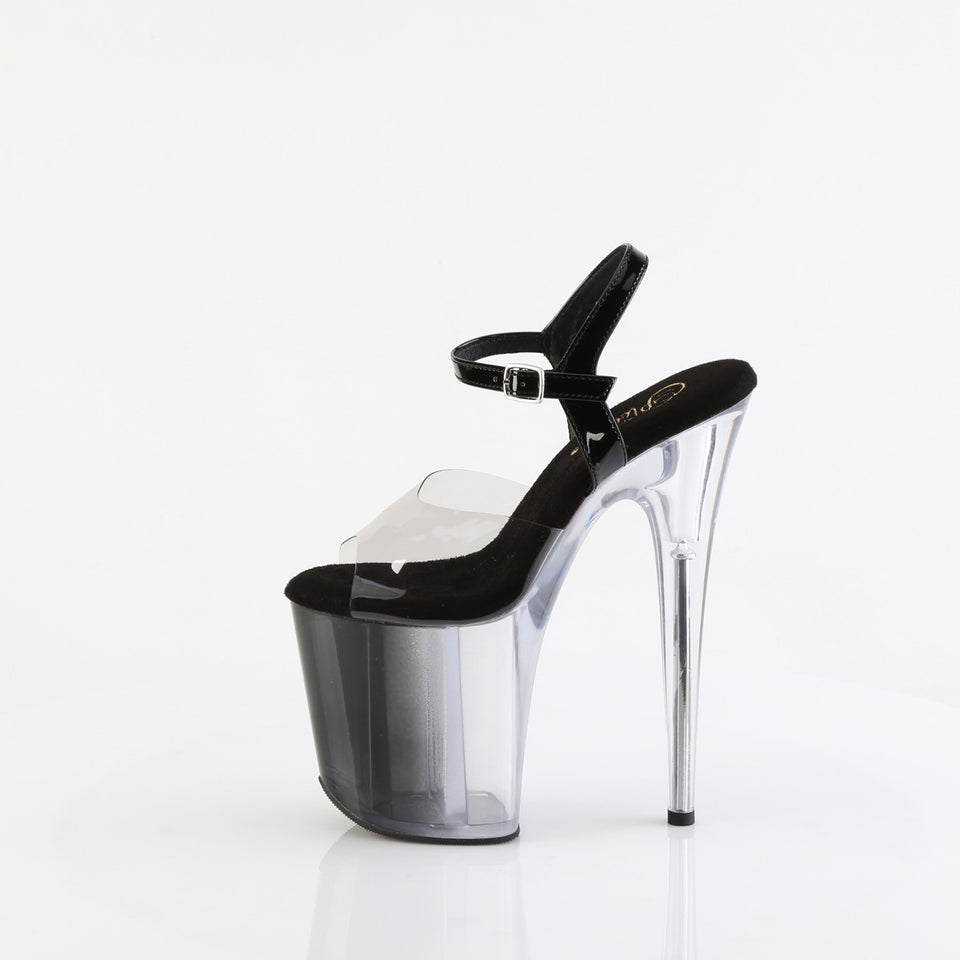 Pleaser Flamingo-808T-1 in Gray/Black – Pleaser Shoes