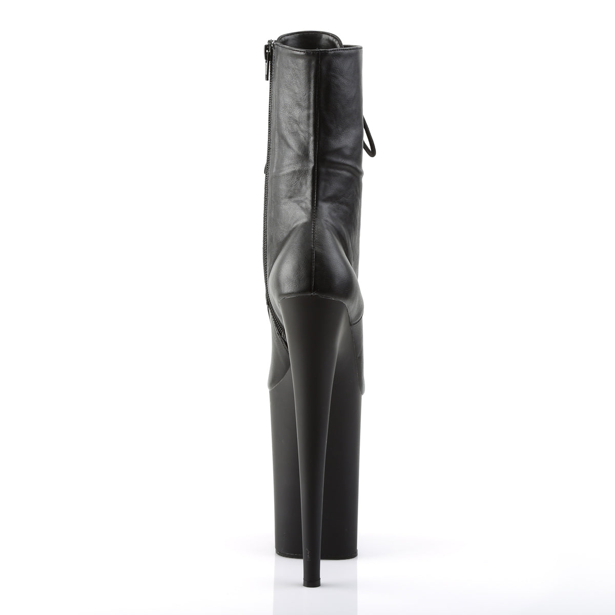 Pleaser Infinity-1020 in Black Vegan Leather/Black – Pleaser Shoes