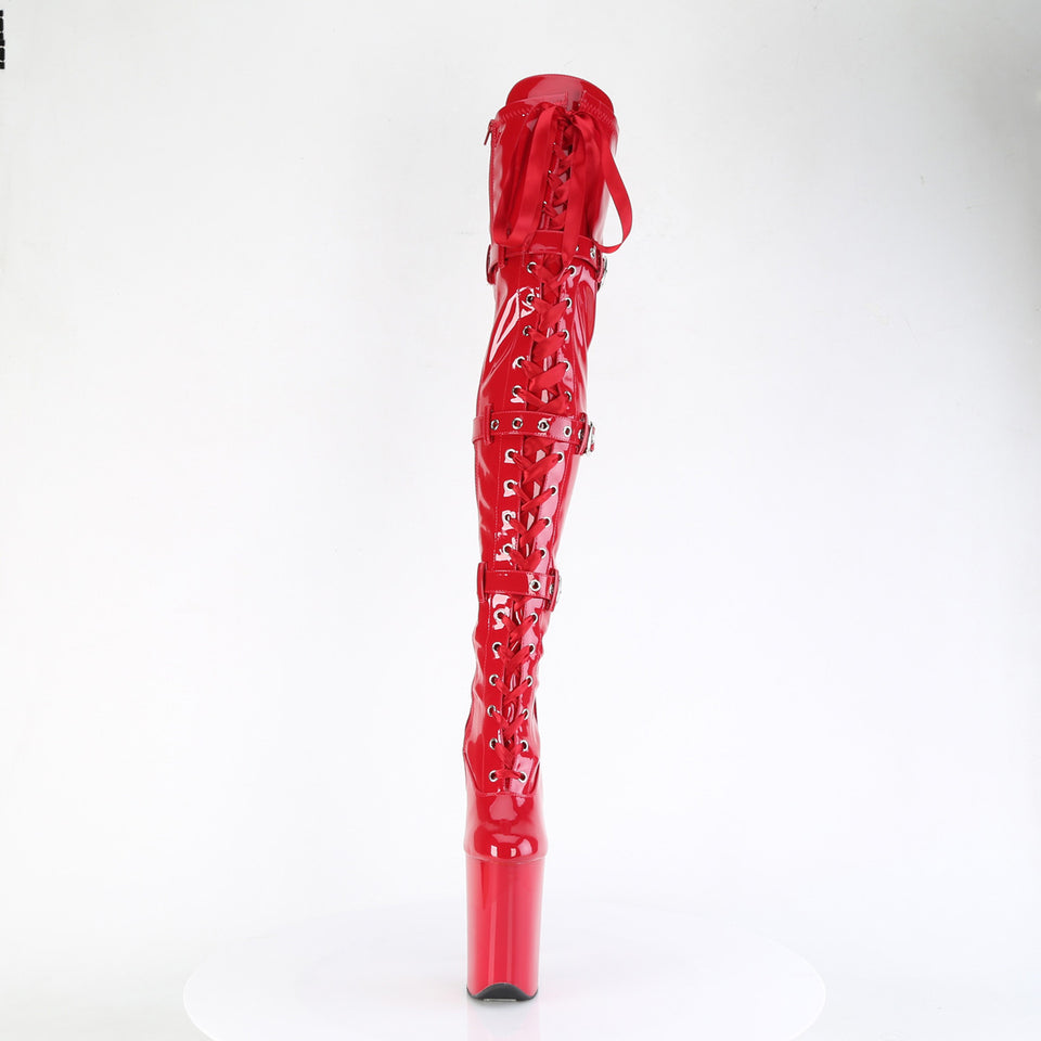 Pleaser Infinity-3028 in Red – Pleaser Shoes