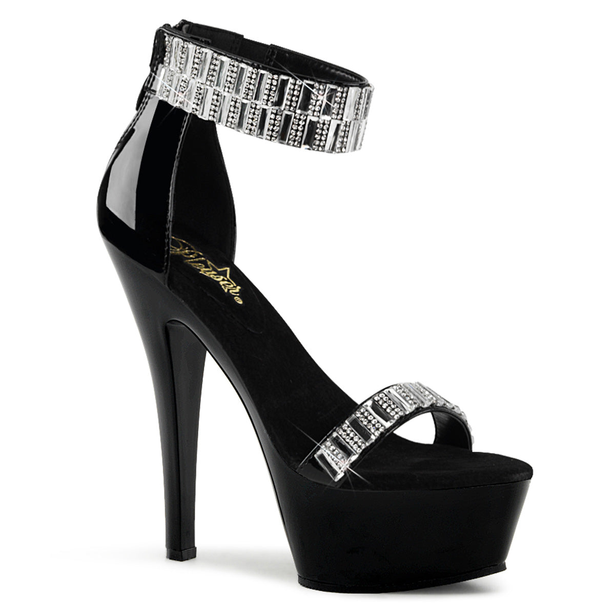 Pleaser Kiss-269RS in Black â Pleaser Shoes