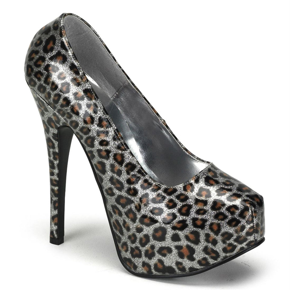 Bordello Teeze-37 in Silver – Pleaser Shoes
