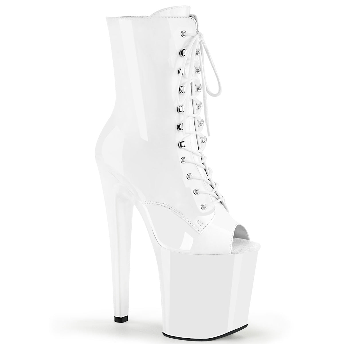Pleaser Xtreme-1021 in White – Pleaser Shoes
